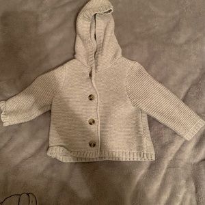 Gray sweater
